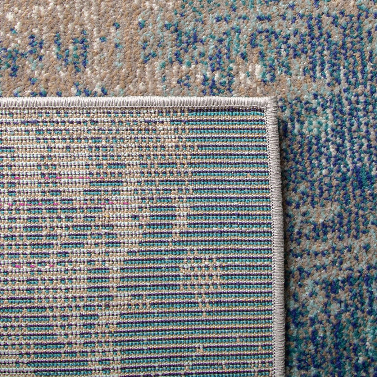 Alfombra Abstracta Moderna SAFAVIEH, No Desprende Pelusa, MAD440M