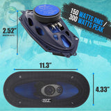 Parlantes o altavoces de sonido de 3 vías PYLE PL410BL