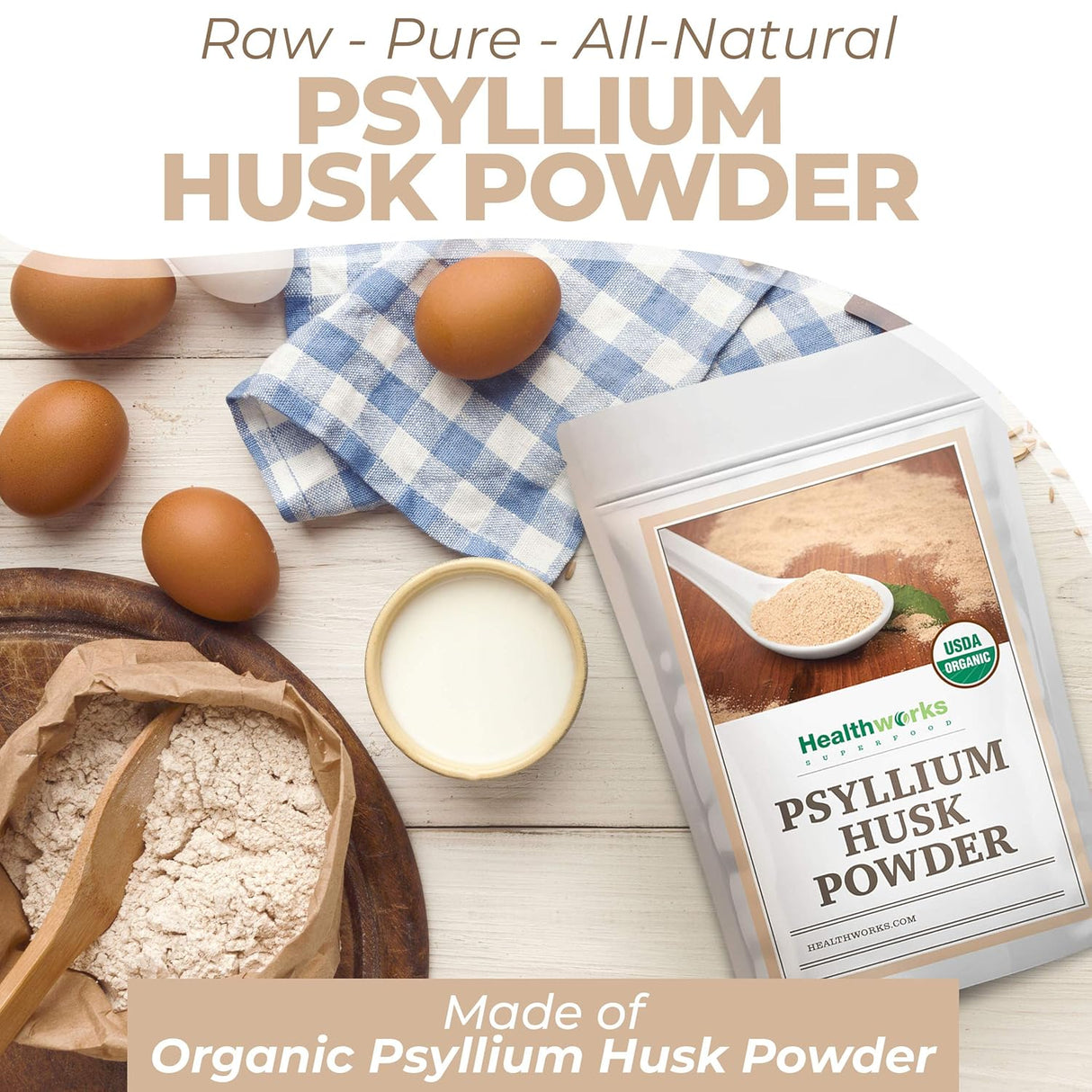 Polvo de Cáscara de Psyllium