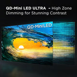 Televisor QLED 4K TCL 75 con Dolby Vision IQ, 75QM851G