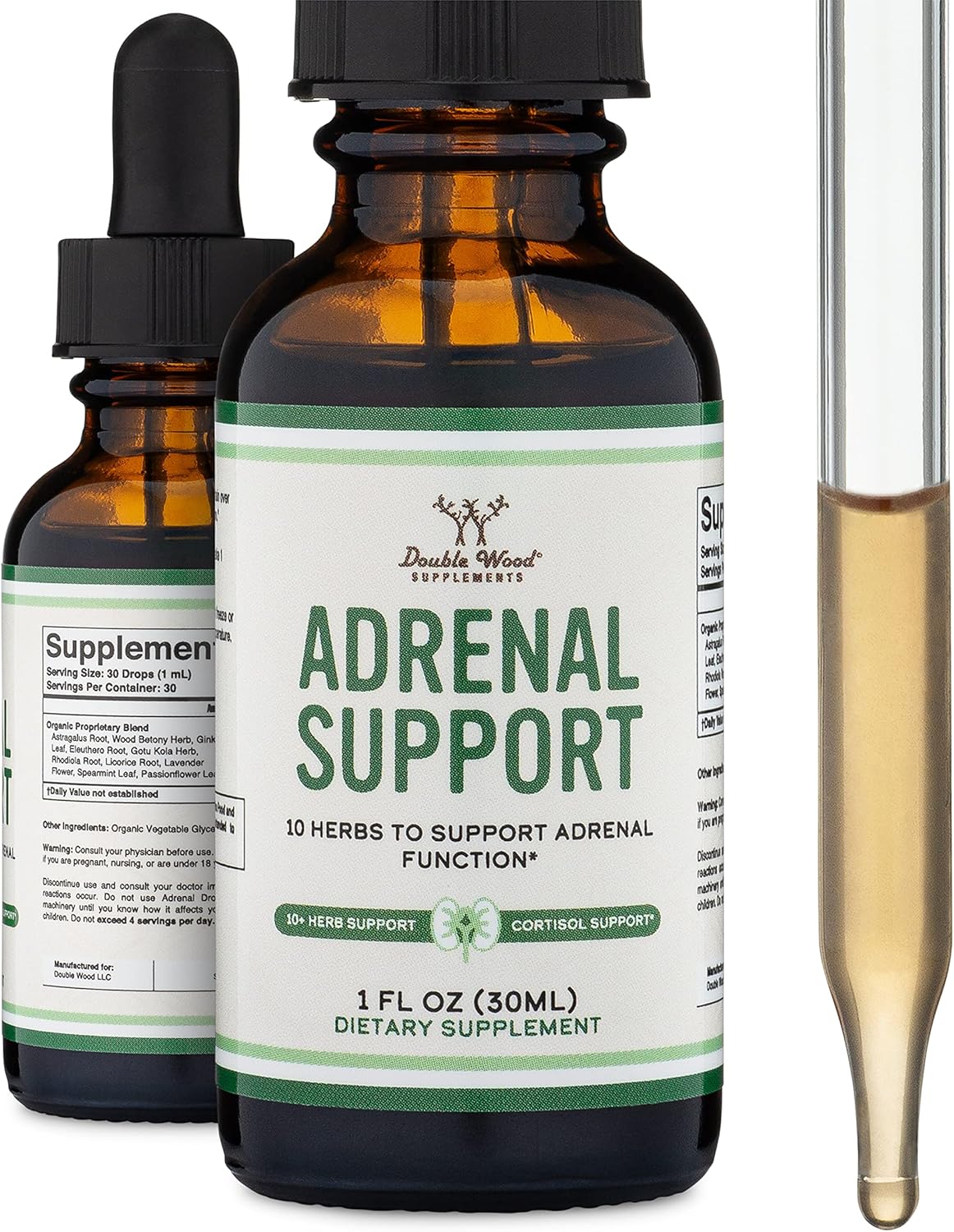 Suplemento de apoyo suprarrenal adaptógenos orgánicos