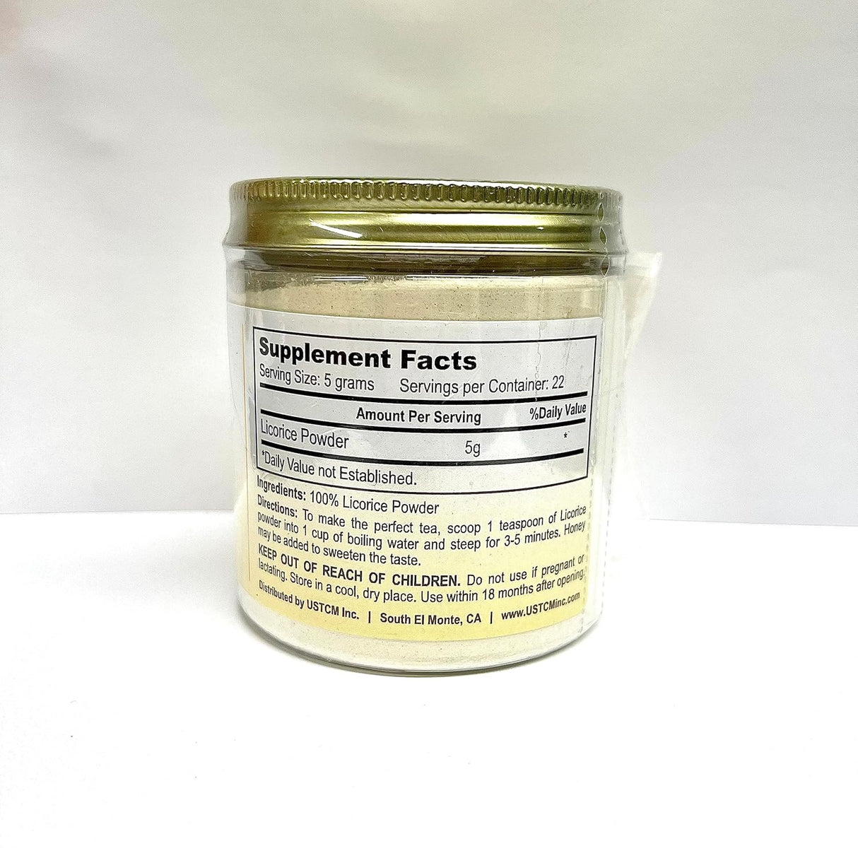 Polvo de Regaliz Gan Cao 120mesh (4oz) - Glycyrrhiza Powder