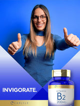 Suplemento Vitamina B-2  Riboflavina  200 mg  150 tabletas