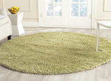 Alfombra redonda de pelo largo, 2 pulgadas de grosor, modelo SG151