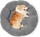 Cama grande calmante para perros antideslizantes de flores