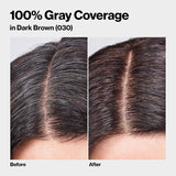 Tinte permanente para el cabello marrón oscuro 030