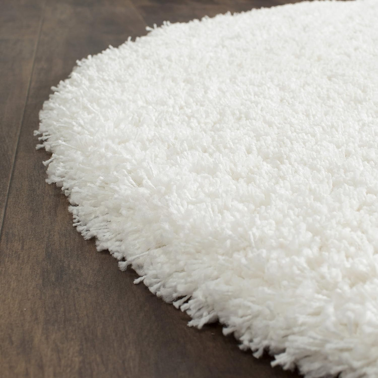 Alfombra redonda de pelo largo, fácil cuidado, modelo SG151-1010