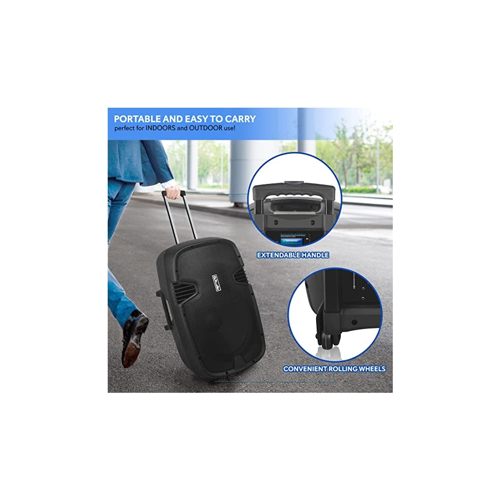 Parlante Portátil con Bluetooth PYLE-PRO PPHP1235WMU