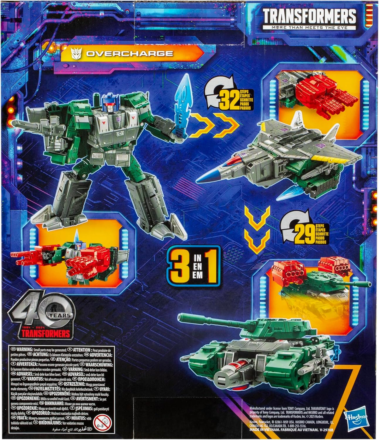 Transformers Legacy United Overcharge, figura de acción 7.5
