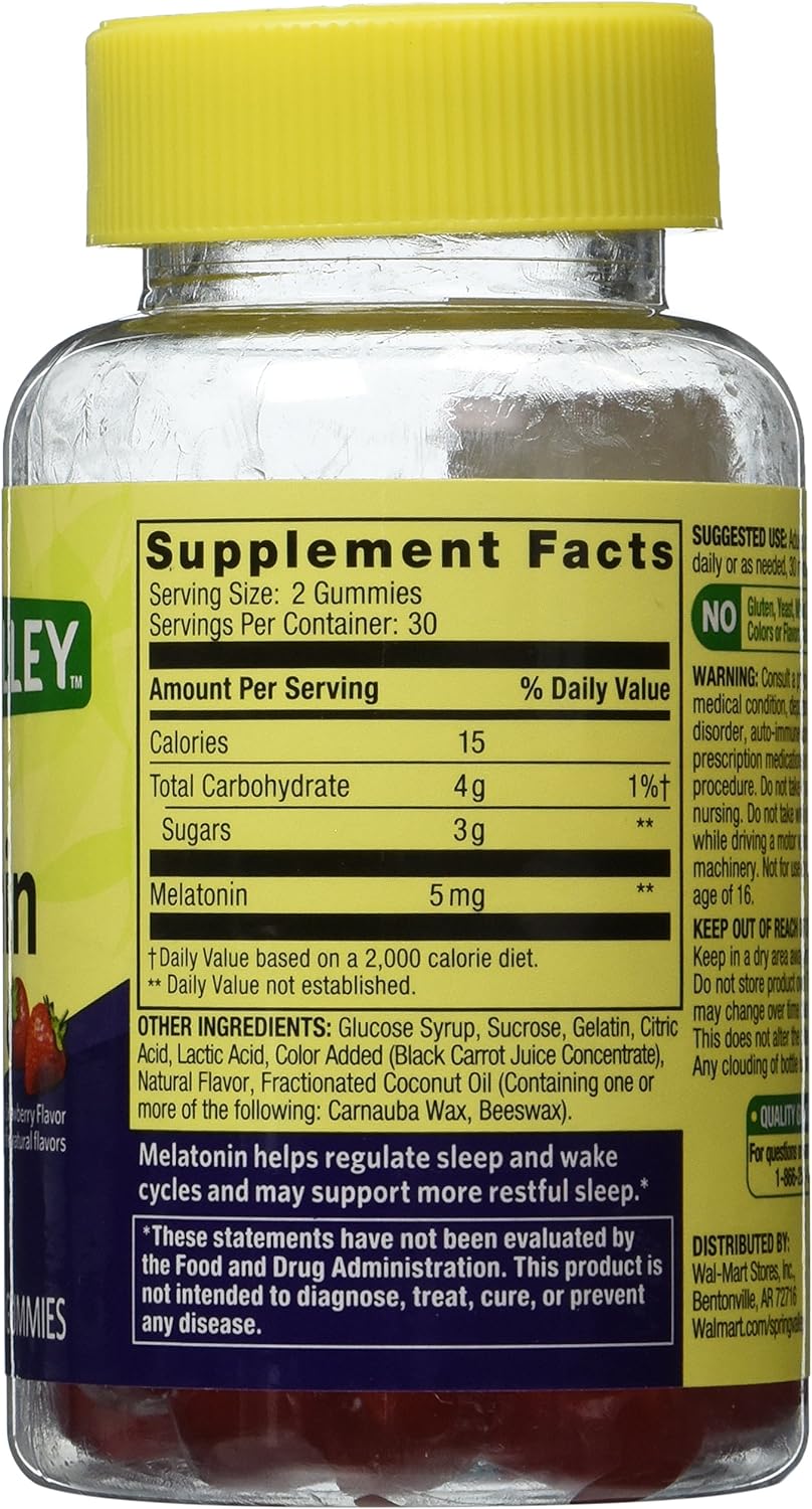 Spring Valley Suplemento para adultos con sabor a fresa