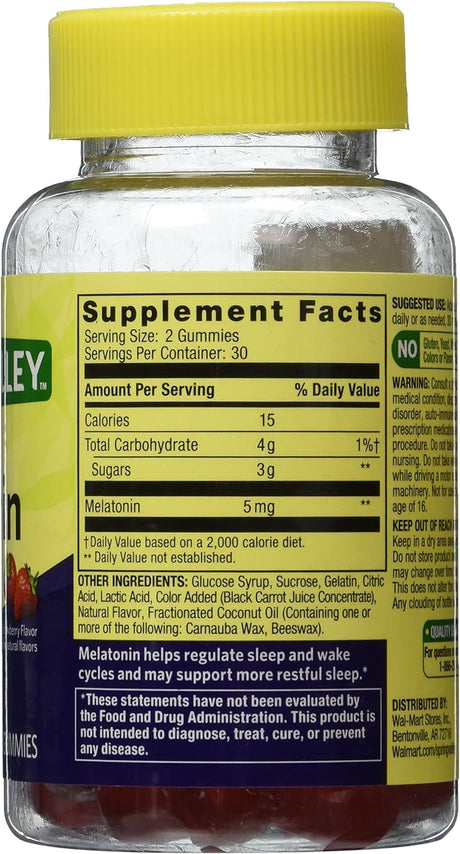 Spring Valley Suplemento para adultos con sabor a fresa