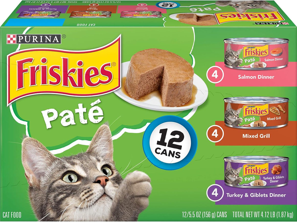 Alimento para gatos húmedos variedad Tamaño: 2 Packs of 12
