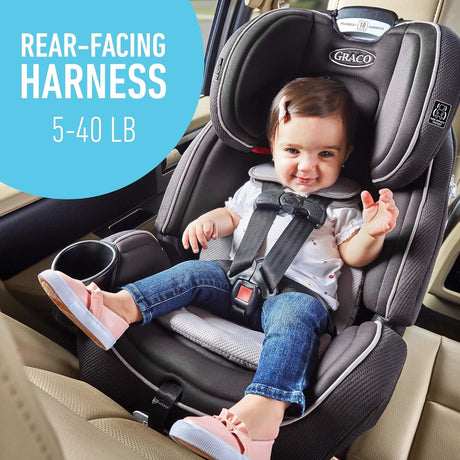 Asiento de automóvil 4 en 1 para bebés a niños pequeños