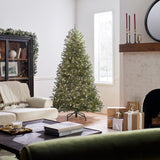 Árbol de Navidad artificial preiluminado, modelo Dunhill Fir