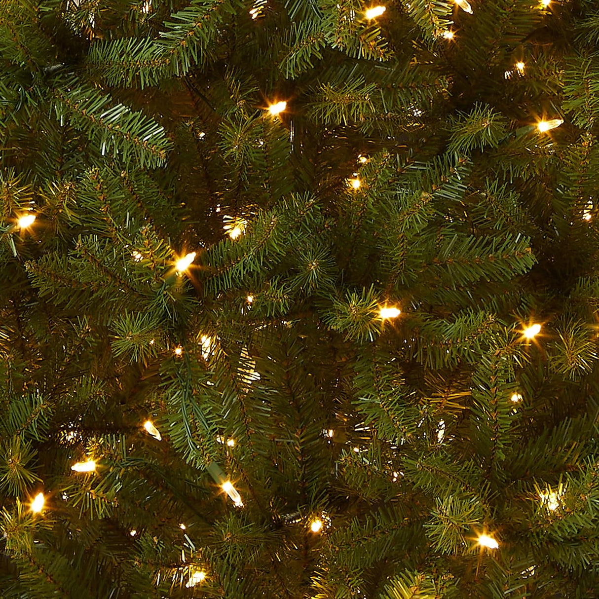 Árbol de Navidad artificial preiluminado, luces LED de doble color