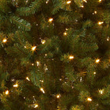 Árbol de Navidad artificial preiluminado, luces LED de doble color