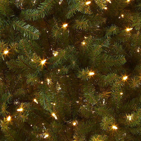Árbol de Navidad artificial preiluminado, luces LED de doble color