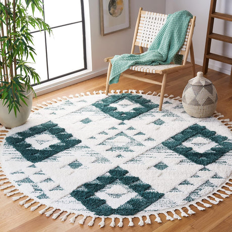 Alfombra de Área Redonda, Shag de 2 pulgadas - Modelo MTS688Y-3R