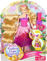 Barbie Princesa Reina de Cabello Infinito Doll, Endless Hair Kingdom