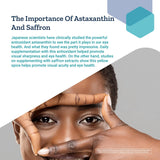 Suplementos Alimenticios ocular con azafrán y astaxantina
