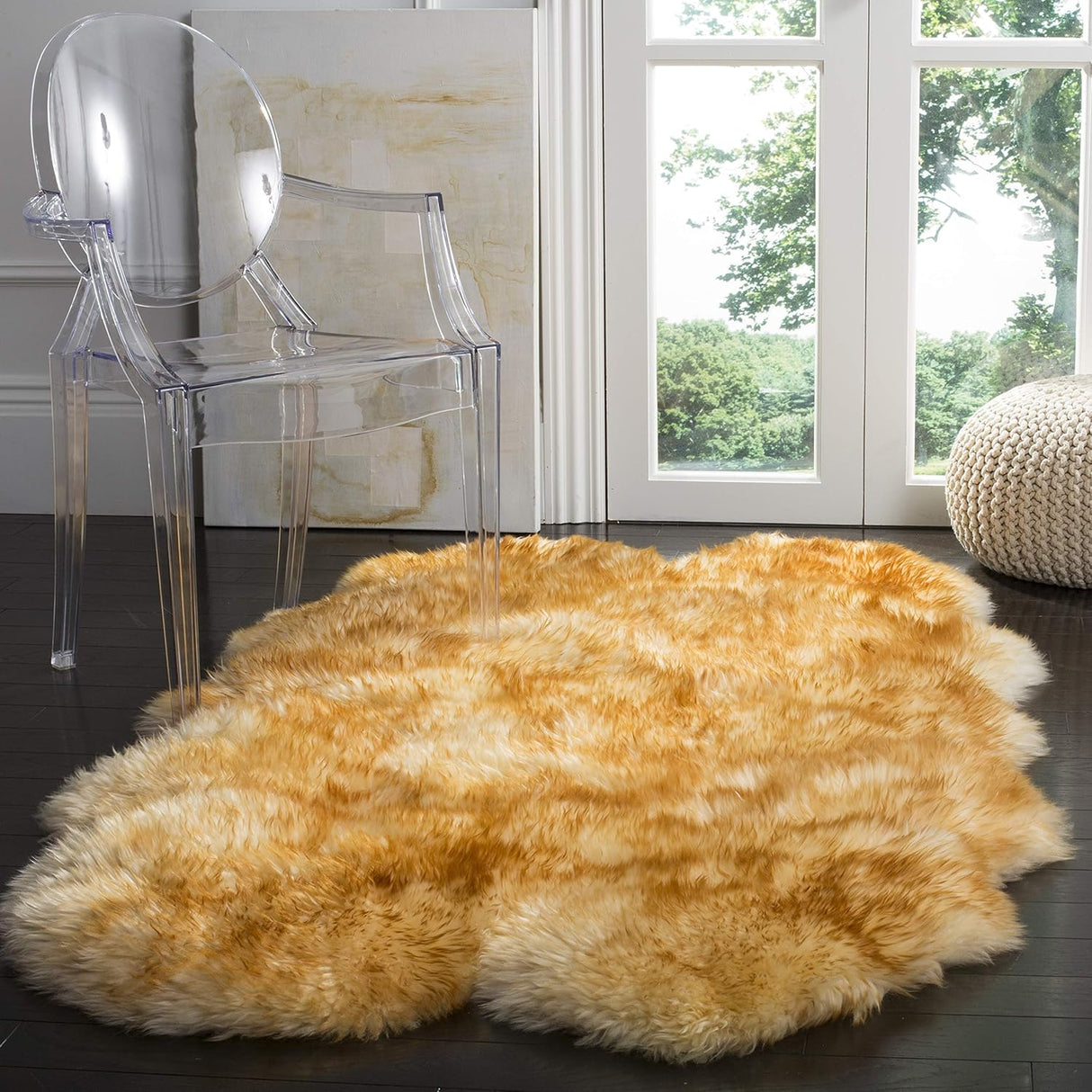Alfombra de Piel de Oveja, SAFAVIEH, 3.4 Grosor, SHS121K