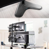 Soporte de Monitor VIVO, Ajustable, para 4 Pantallas, STAND-V004F