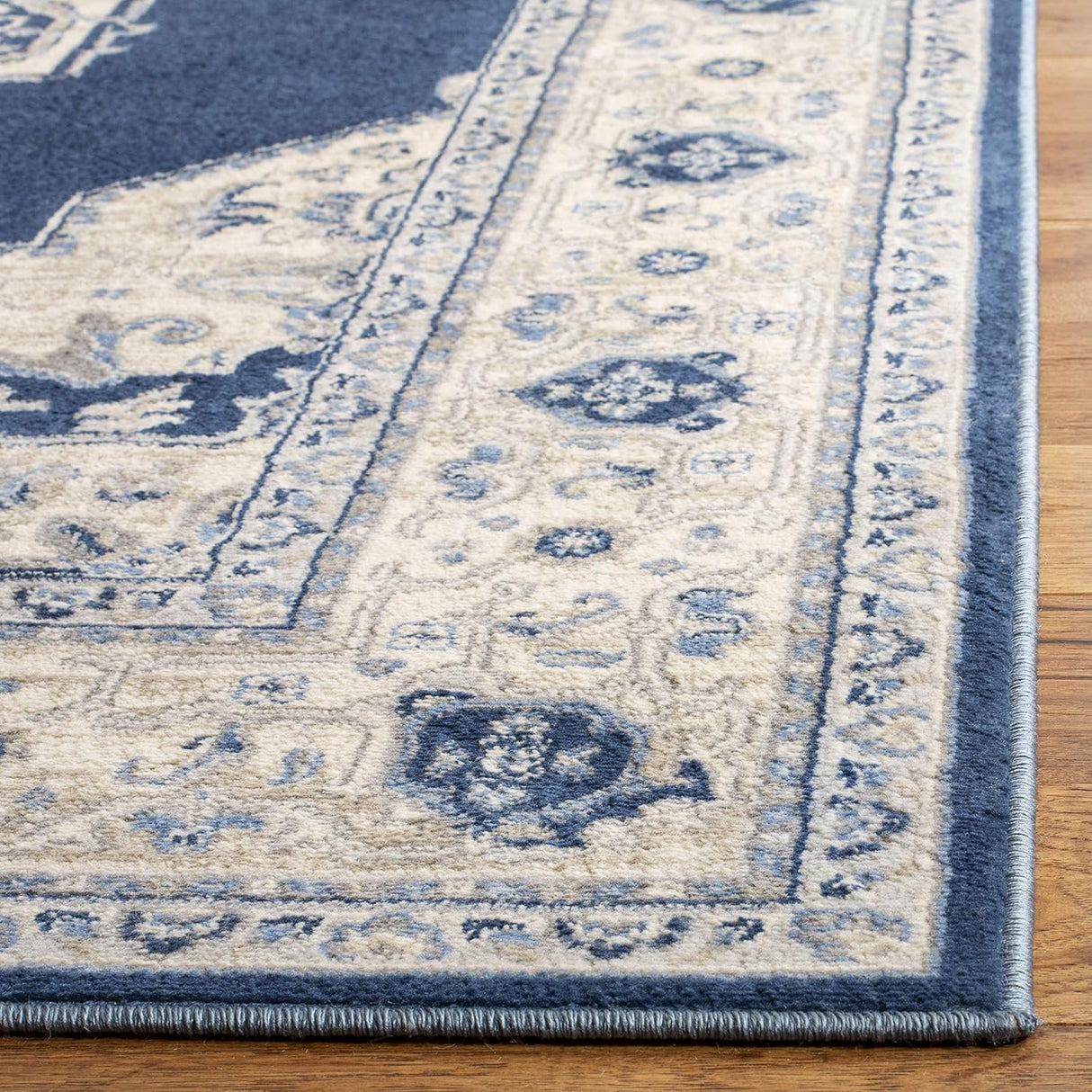 Alfombra Área Medallón Distinguido, Diseño Fácil Cuidado, BNT865N