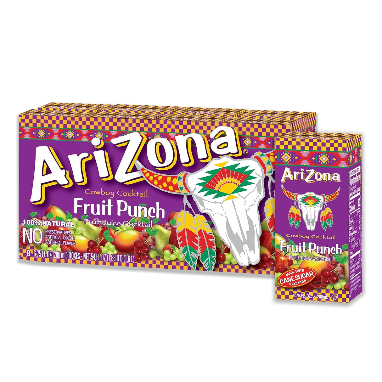 Bebida de ponche de frutas en caja Tetra, 216 oz
