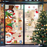 Pegatinas de Navidad para Puerta, Decoración Festiva Grande 44.88x11.81