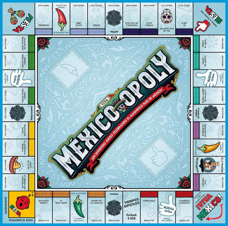 Juego de Mesa México-opoly Late for the Sky Edición Especial
