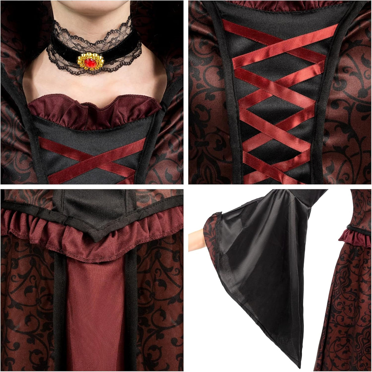 Disfraz de Vampiresa Spooktacular Creations para Niñas