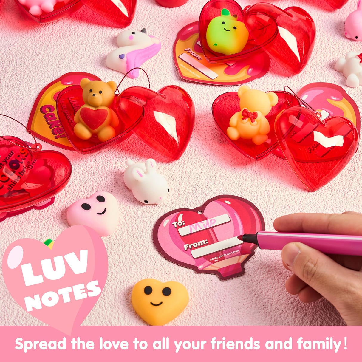 Tarjetas y juguetes de San Valentín para fiestas y regalos