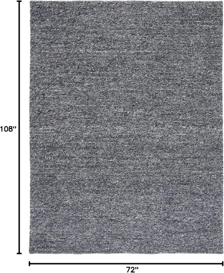 Alfombra de área, lana hecha a mano, ideal para áreas de alto tráfico, modelo NAT620H