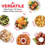 Freidora de aire DASH Tasti-Crisp™ 2.6 Qt, 1000 W, Compacta