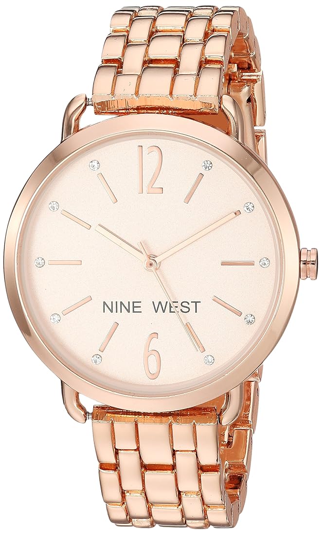 Reloj de vestir de metal y aleación de cuarzo Nine West