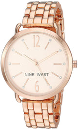 Reloj de vestir de metal y aleación de cuarzo Nine West