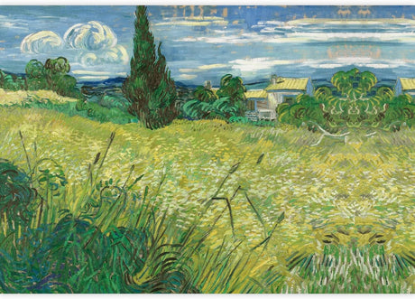 Murales de pared para dormitorio noche estrellada de VanGogh, pinturas famosas, papel tapiz extraíble grande, calcomanías de pared para despegar y pegar, 100 x 144 pulgadas