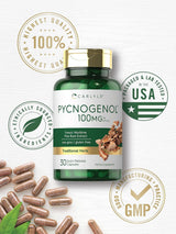 Suplemento Carlyle Pycnogenol 100 mg 30 cáp corteza de pino