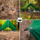 Hamaca de Camping con Red Antiinsectos y Lona Impermeable