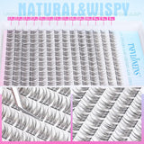 Kit de Extensiones de Pestañas TNFVLONEINS 168 Pcs 9-12MM