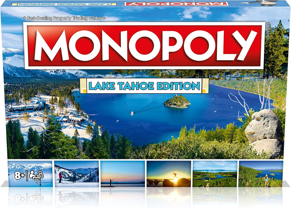 Monopoly Lake Tahoe Edición - Juego Familiar para 2-6 Jugadores