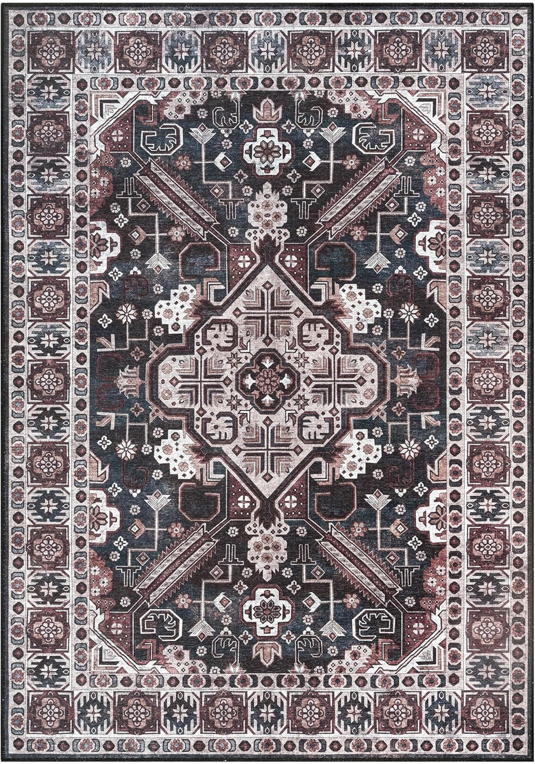 Alfombra Lavable 8x10 Adiva Antideslizante para Casa Modelo 8' x 10