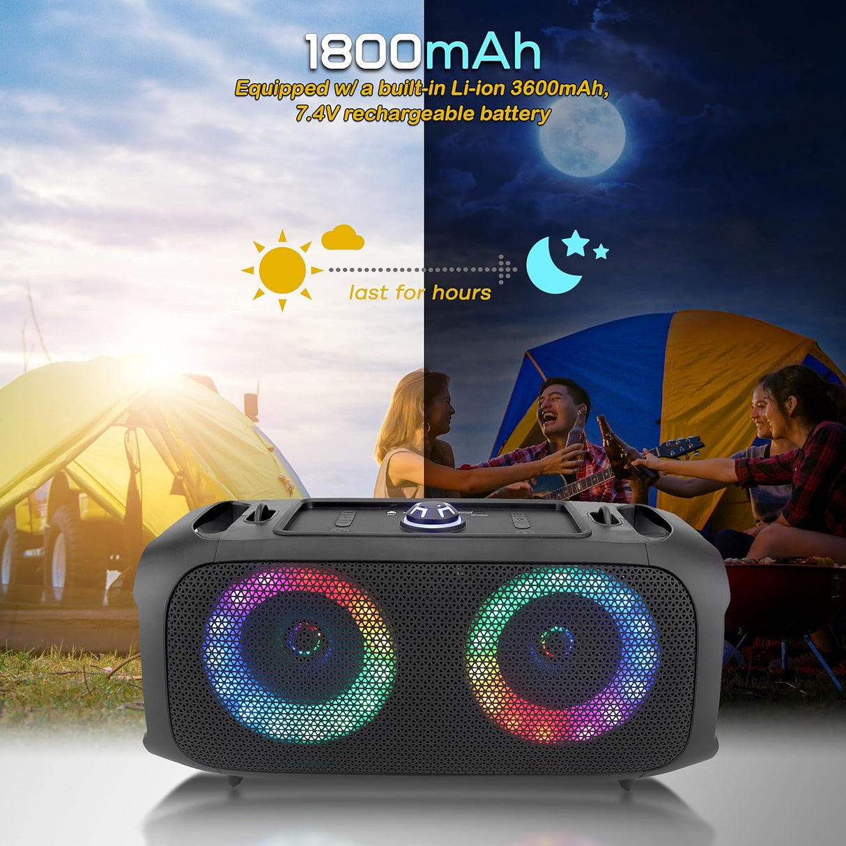 Altavoz inalámbrico portátil PYLE-PRO PPHP652B