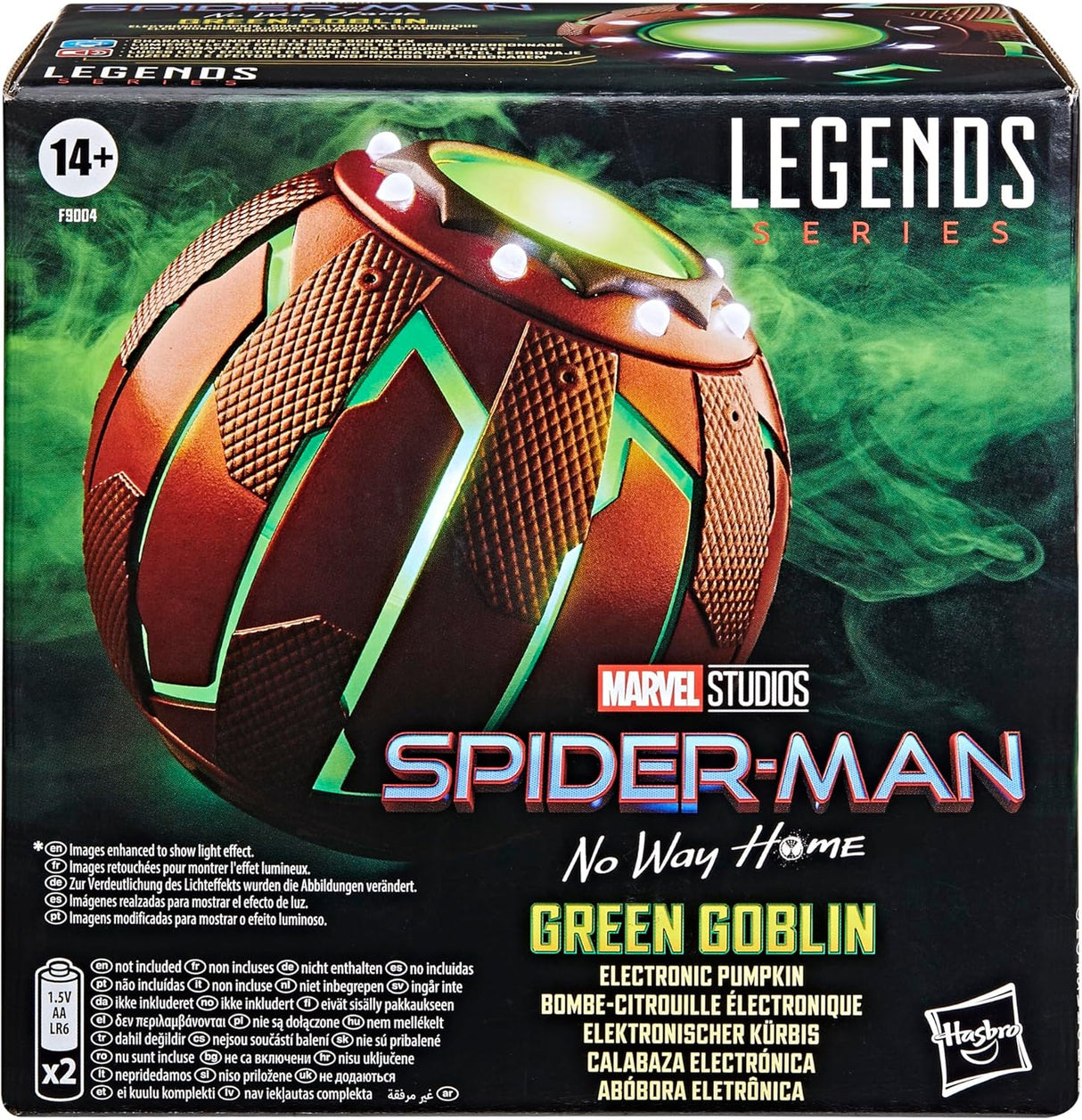 Calabaza Electrónica Green Goblin, Marvel Legends, Spider-Man
