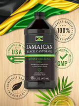 Aceite de ricino negro jamaicano de 16 onzas Nutre la piel