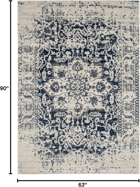 Alfombra de Área, Diseño Medallón Copo de Nieve, MAD603D