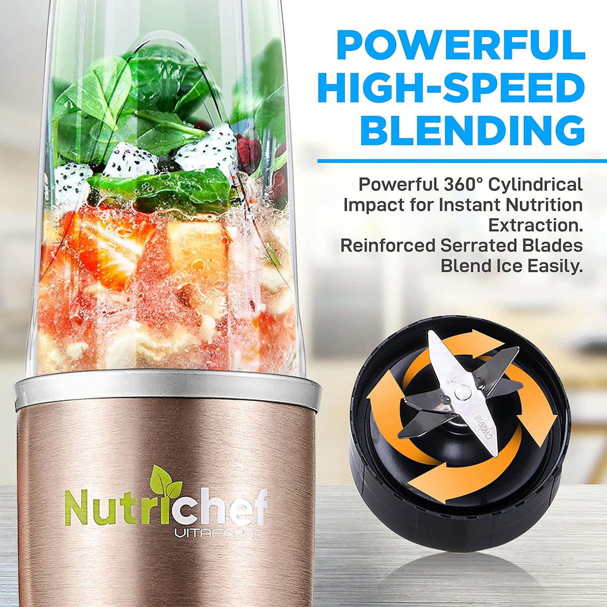 Licuadoras eléctrica de 900 NutriChef NCBL90