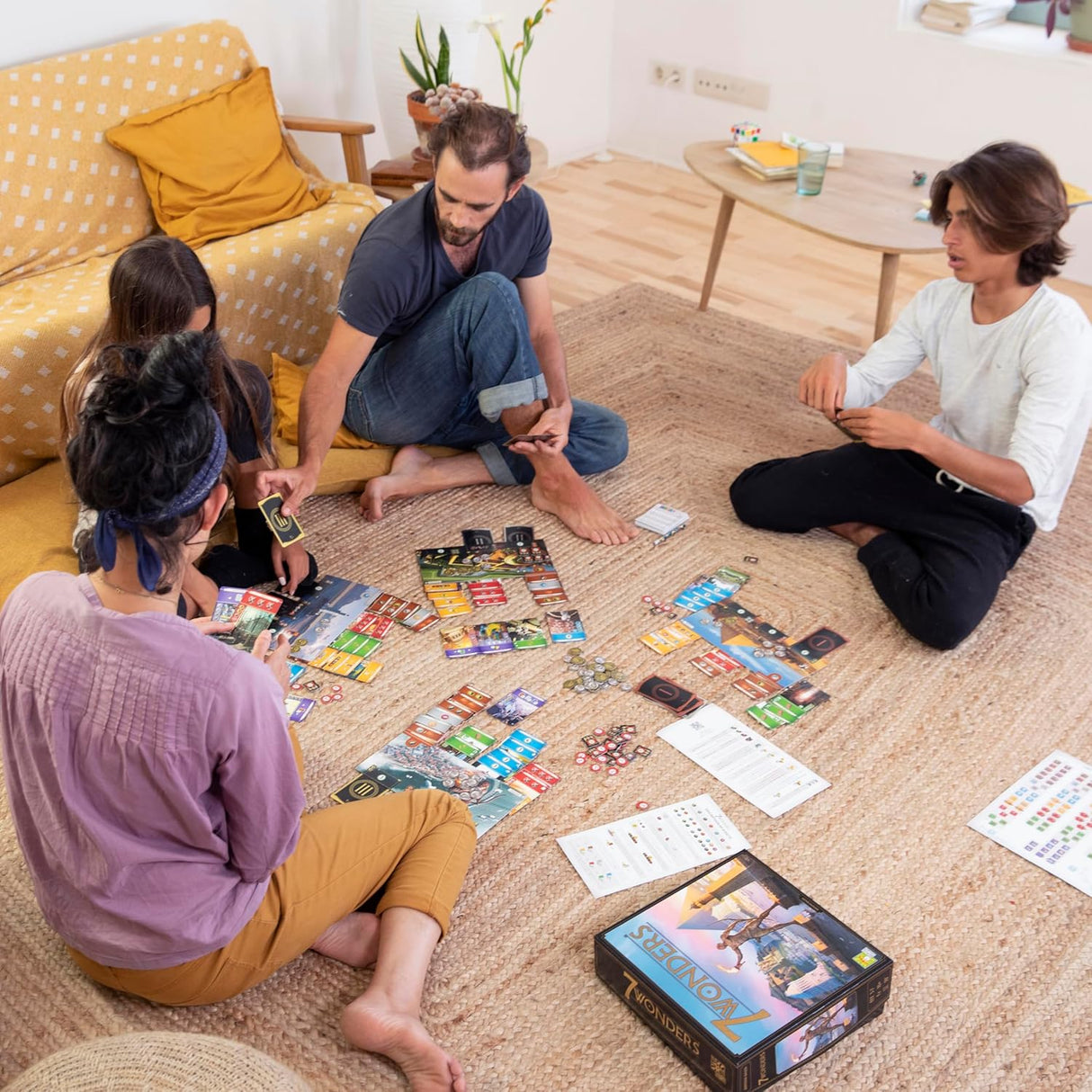 Juego de Mesa 7 Wonders, Repos Production, Estrategia, 3-7 Jugadores