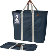 Cesta de Ropa Plegable CleverMade, Grande, 2 Piezas, XL