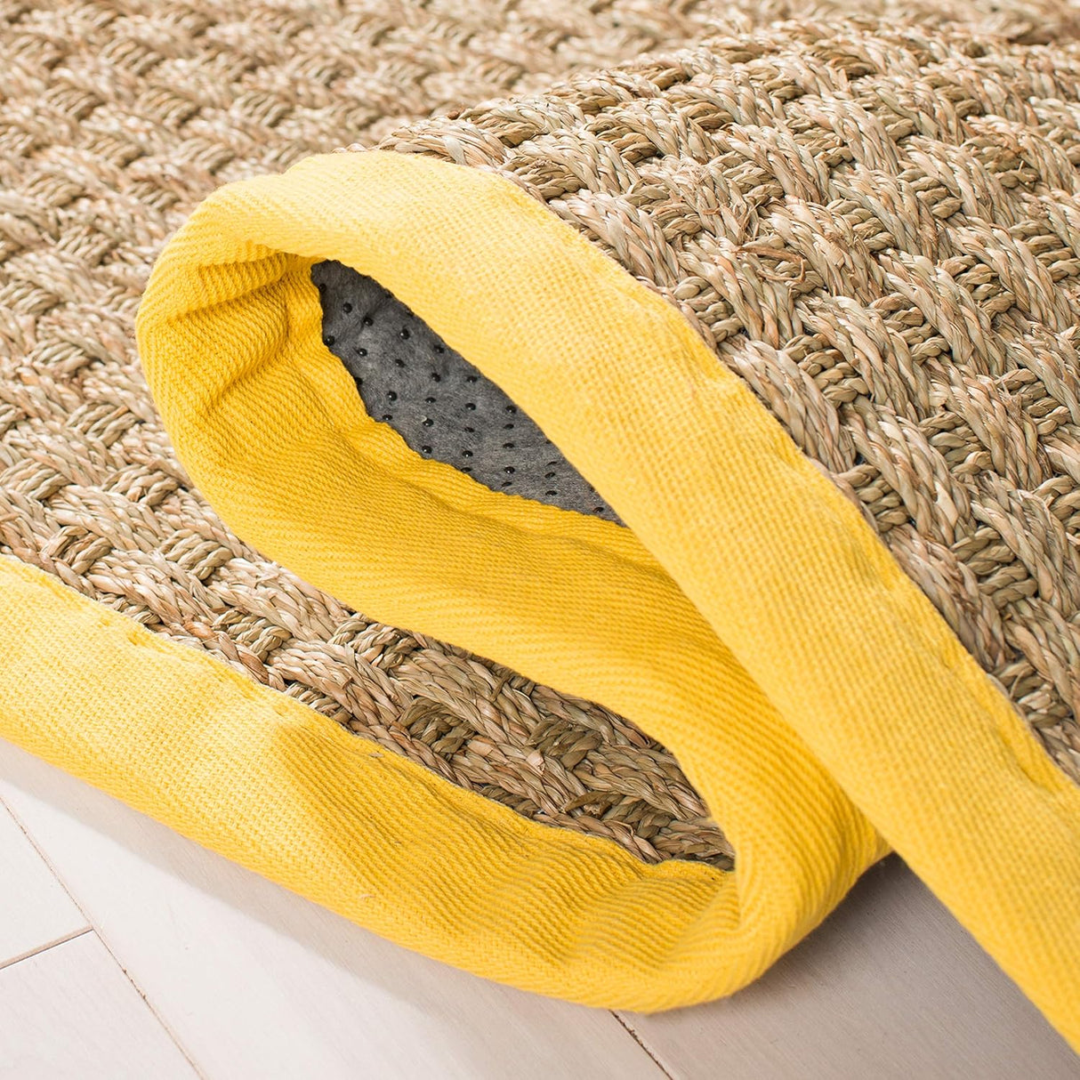 Alfombra Runner de Fibra Natural, SAFAVIEH, Diseño Cesta, NF114X